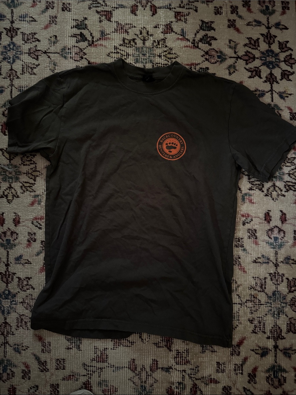 Filson made in USA Short Sleeve Crewneck T-Shirt Backcountry Hunting Anglers S
